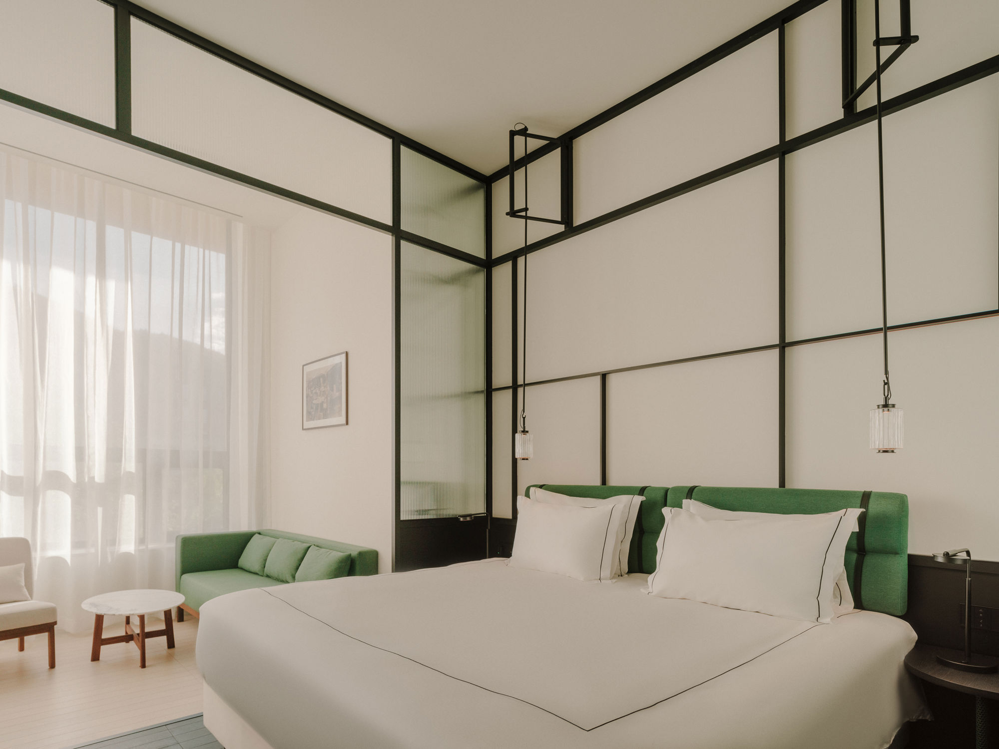 Classic King Room at The Telegraph Hotel Tbilisi featuring Neri & Hu custom furniture.